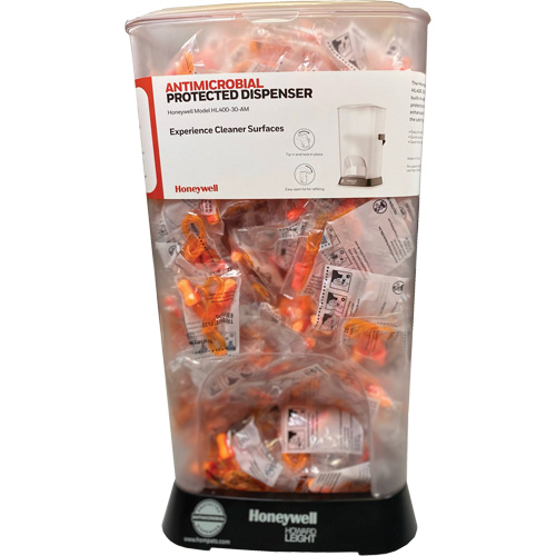 Distributeur de bouchons doreille filaires HL400 AM avec boîte de bouchons doreille TFP-30 Solutions industrielles ALPHA
