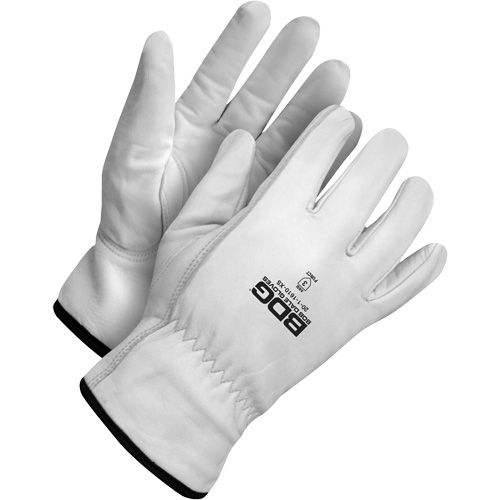 Puncture-Resistant Driver Gloves, Small, Grain Goatskin Palm Solutions industrielles ALPHA