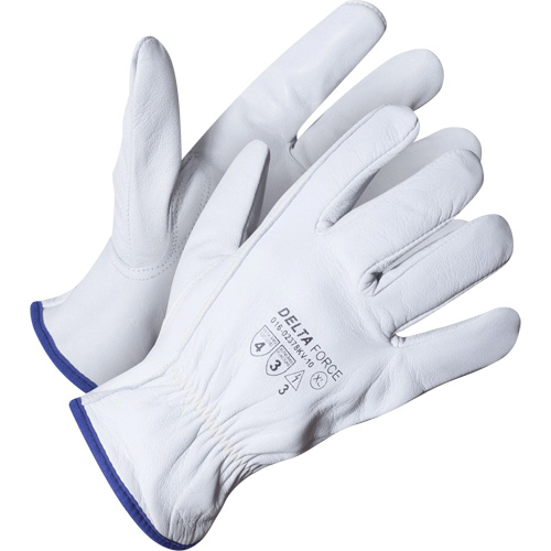 Delta Force Driver's Glove, 7/Small, Grain Goatskin Palm, Kevlar&reg; Inner Lining Solutions industrielles ALPHA