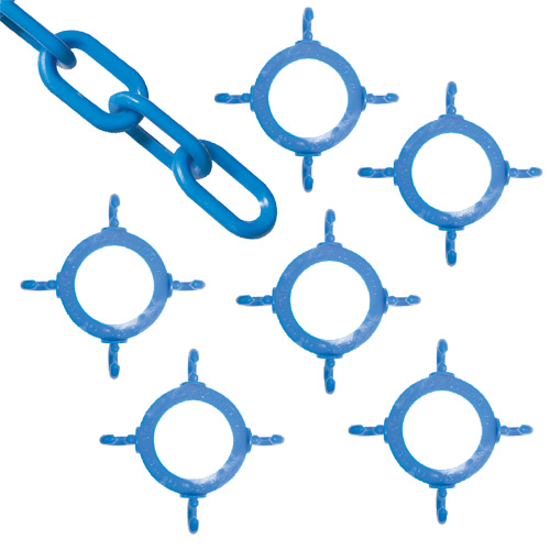 Ensemble de connecteurs de chaîne pour c&ocirc;nes, Bleu Solutions industrielles ALPHA
