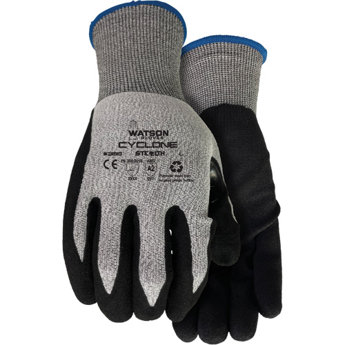 Gants r&eacute;sistant &agrave; la coupe 388 Stealth Cyclone, Taille T-petit, Calibre 18, Rev&ecirc;tement Nitrile, Enveloppe en PEHP/Polyester, ASTM ANSI niveau A2/EN 388 niveau 3 Solutions industrielles ALPHA