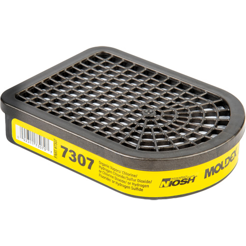 Cartouche pour respirateur semi-rectangulaire, Cartouche gaz/vapeur, Gaz acide/Vapeur organique Solutions industrielles ALPHA
