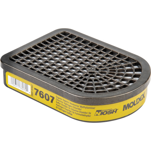 Cartouche pour respirateur semi-rectangulaire, Cartouche gaz/vapeur, Gaz multiples/Vapeurs Solutions industrielles ALPHA