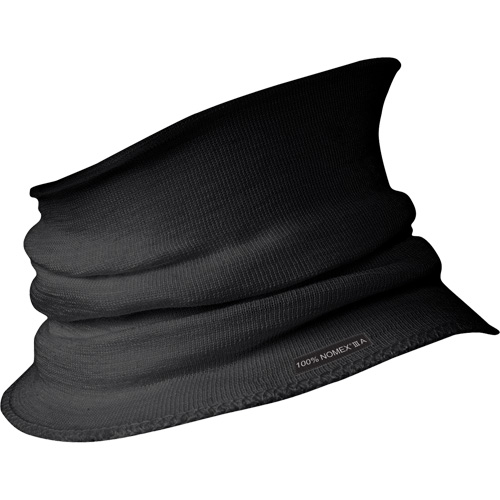 C207BK Cache-cou et coupe-vent ignifuges, Noir, Nomex Solutions industrielles ALPHA