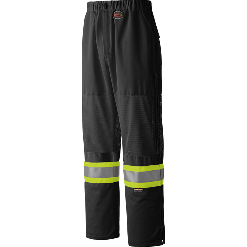 6003BKP Traffic Safety Pants, Polyester, Small, Black Solutions industrielles ALPHA
