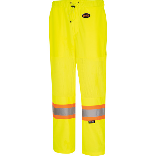 5999PW Women's  Traffic Safety Pants, Polyester, X-Small, High Visibility Lime-Yellow Solutions industrielles ALPHA