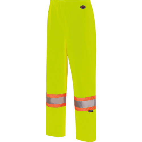 5629W Women's Waterproof Bib Pants, Polyester/Polyurethane, X-Small, High Visibility Lime-Yellow Solutions industrielles ALPHA