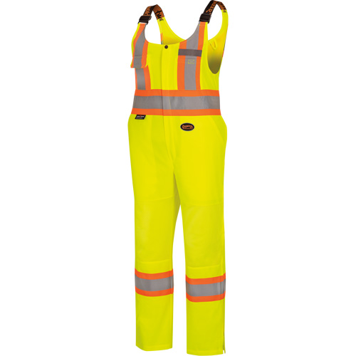 6000W Combinaison de s&eacute;curit&eacute; routi&egrave;re haute visibilit&eacute; pour femmes, Polyester, T-petit, Jaune lime haute visibilit&eacute; Solutions industrielles ALPHA