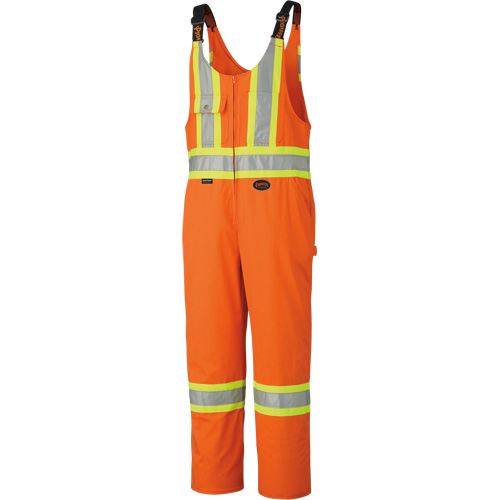 6617ZT Combinaison de s&eacute;curit&eacute; haute visibilit&eacute; avec fermeture &agrave; glissi&egrave;re sur la jambe, Poly-coton, 40 (grand taille), Orange haute visibilit&eacute; Solutions industrielles ALPHA
