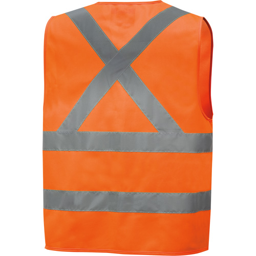 6885 Veste de s&eacute;curit&eacute; haute visibilit&eacute; en tricot chaîne, Orange haute visibilit&eacute;, Petit, Polyester Solutions industrielles ALPHA