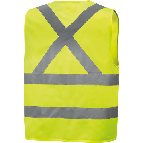 6886 High-Visibility Tricot Safety Vest, High Visibility Lime-Yellow, Small, Polyester Solutions industrielles ALPHA