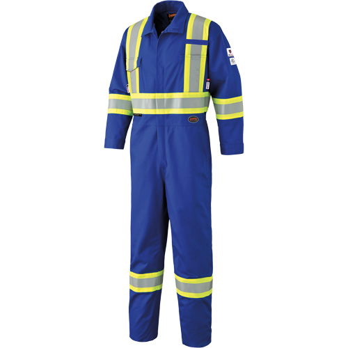 7704T Combinaison anti-arc &eacute;lectrique FR-Tech, Taille 40 (grand taille), Bleu royal, 10 cal/cm² Solutions industrielles ALPHA