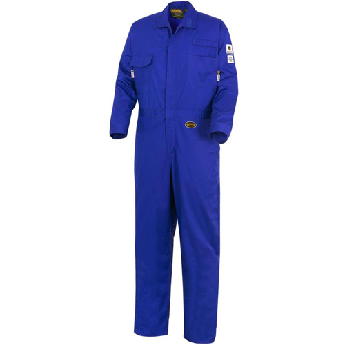 7779T Combinaisons ignifuges r&eacute;sistants aux arcs &eacute;lectriques 88/12 FR-Tech, Taille 40 (grand taille), Bleu royal, 10 cal/cm² Solutions industrielles ALPHA