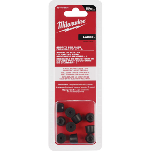 Large Jobsite Ear Buds Ear Tip Kits Solutions industrielles ALPHA