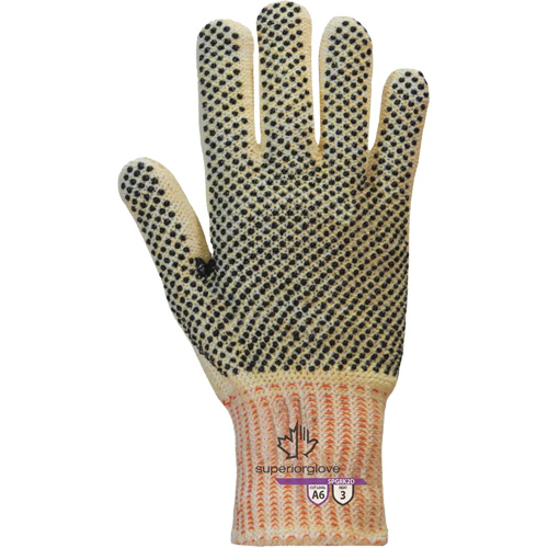 Contender SPGRK2D Cut Resistant Gloves, Size Small, 7 Gauge, PVC Coated, Kevlar&reg;/Engineered Yarn Shell, ASTM ANSI Level A6 Solutions industrielles ALPHA