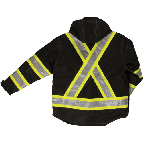 Ripstop 4-in-1 Safety Jacket, Polyester, Black, X-Small Solutions industrielles ALPHA