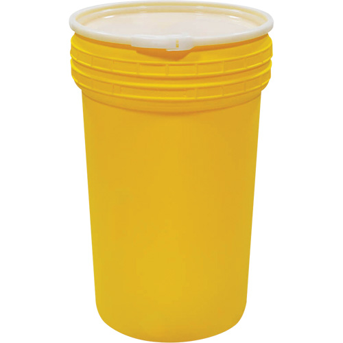 Plastic Lab Pack Nestable Drum with Lever-Lock, 55 US gal., Mobile Solutions industrielles ALPHA
