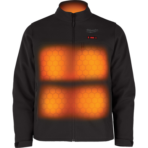 Manteau chauffante M12 ToughShell (manteau seulement), Hommes, Grand, Noir Solutions industrielles ALPHA