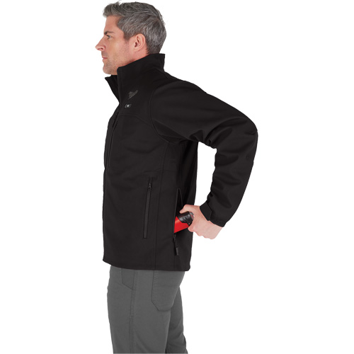 Manteau chauffante M12 ToughShell (manteau seulement), Hommes, Grand, Noir Solutions industrielles ALPHA