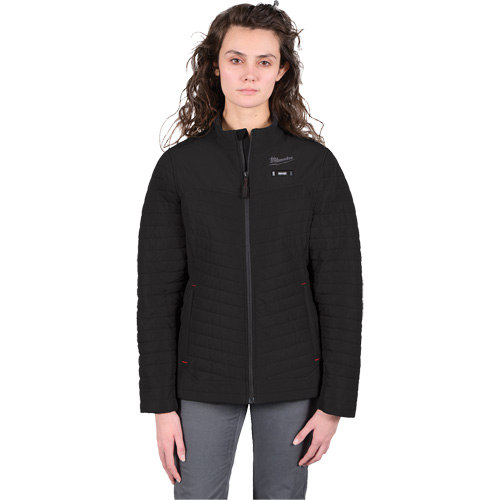 Manteau chauffant M12 Axis avec pile, Femmes, Grand, Noir Solutions industrielles ALPHA