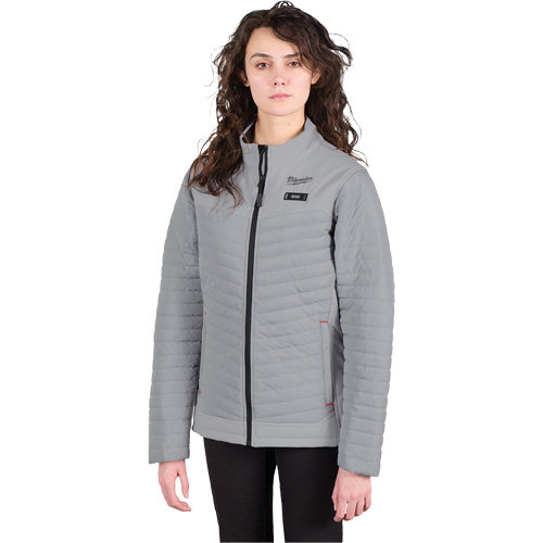 Manteau chauffant M12 Axis avec pile, Femmes, Petit, Gris Solutions industrielles ALPHA