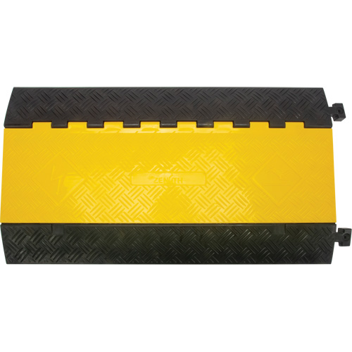 Protecteur de c&acirc;bles en polyur&eacute;thane, 5 canaux, 35,43" lo x 19,69" la x 2" h Solutions industrielles ALPHA