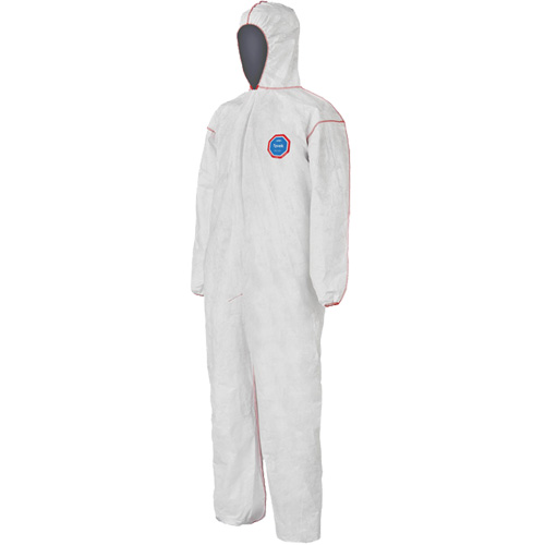 Combinaisons SFR avec cagoule, Moyen, Blanc, Tyvek 400 Solutions industrielles ALPHA