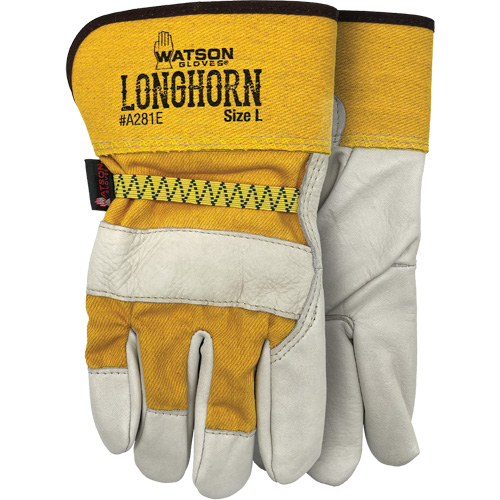 Gants Longhorn, Grand, Paume en Cuir fleur de vache Solutions industrielles ALPHA