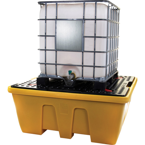 IBC Spill Pallet, 333 US gal. Spill Capacity, 66" x 66" x 27.5" Solutions industrielles ALPHA