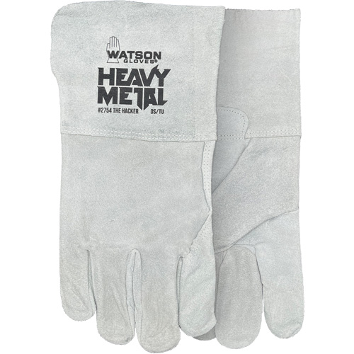The Hacker Welding Gloves, Split Cowhide, Size One Size Solutions industrielles ALPHA