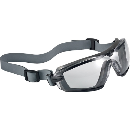 Cobra TPR Compact Safety Goggles, Clear Lens, Anti-Fog/Anti-Scratch, Closed Vent Solutions industrielles ALPHA