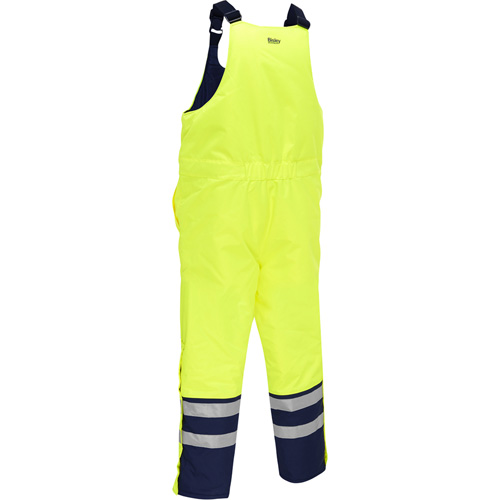 Salopette pour le froid extr&ecirc;me Bisley, Polyester, Petit, Jaune lime haute visibilit&eacute; Solutions industrielles ALPHA