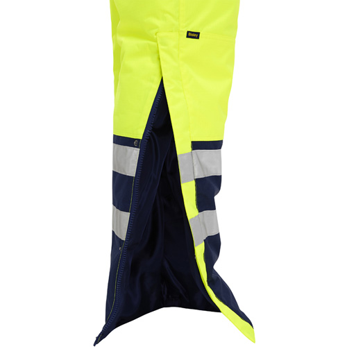 Salopette pour le froid extr&ecirc;me Bisley, Polyester, Petit, Jaune lime haute visibilit&eacute; Solutions industrielles ALPHA