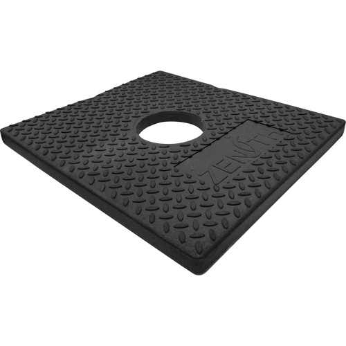 Base en caoutchouc pour poteau d&eacute;lin&eacute;ateur, 10 lb Solutions industrielles ALPHA