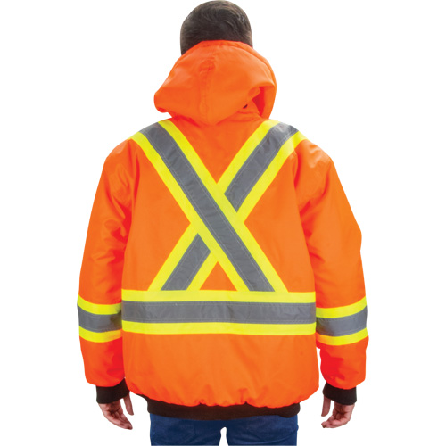 Waterproof 7-in-1 Winter Parka, High Visibility Orange, Medium Solutions industrielles ALPHA