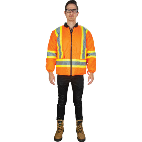 Waterproof 7-in-1 Winter Parka, High Visibility Orange, Medium Solutions industrielles ALPHA