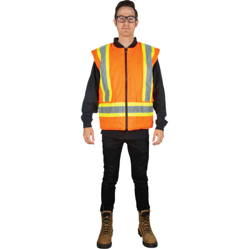Waterproof 7-in-1 Winter Parka, High Visibility Orange, Medium Solutions industrielles ALPHA