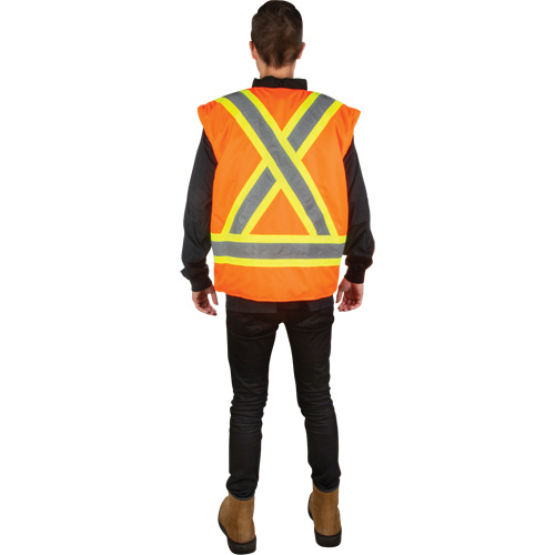 Waterproof 7-in-1 Winter Parka, High Visibility Orange, Medium Solutions industrielles ALPHA