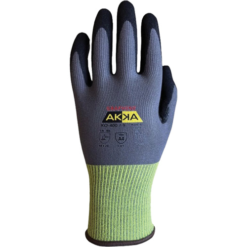 Gants r&eacute;sistants &agrave; la coupe interm&eacute;diaires KO-400, Taille 10, Calibre 15, Rev&ecirc;tement Nitrile, Enveloppe en Nylon/PEHP/Spandex/Graph&egrave;ne, ASTM ANSI niveau A4/EN 388 niveau D Solutions industrielles ALPHA