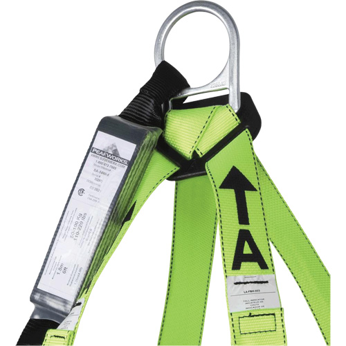 FBH-10000A6440-4 4' Class A Harness & Lanyard with 350 lbs. Capacity, Harness/Lanyard Combo Solutions industrielles ALPHA