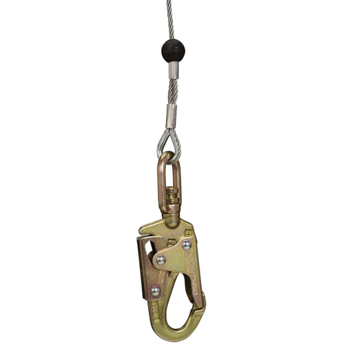 SRL-73303-96 Cable Self-Retracting Lifeline with Recovery, 96', Galvanized Steel, Swivel Solutions industrielles ALPHA