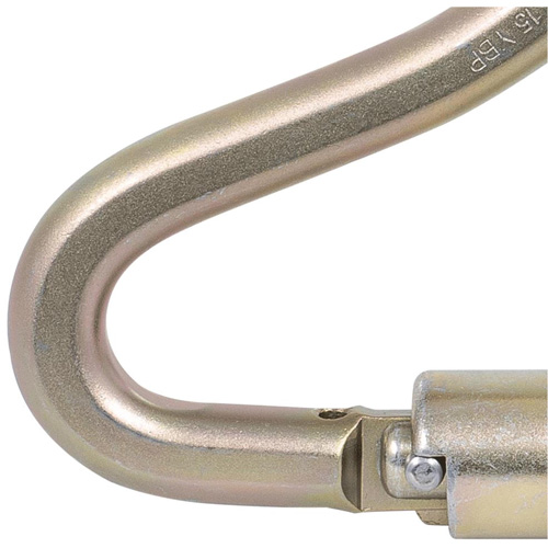 CP-04011-1 Zinc Plated Carabiner with 2" Gate Opening, Steel Solutions industrielles ALPHA