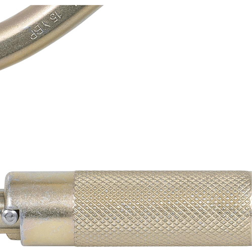 CP-04011-1 Zinc Plated Carabiner with 2" Gate Opening, Steel Solutions industrielles ALPHA