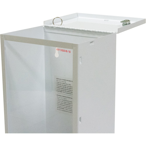 Armoire d'usage l&eacute;ger pour extincteur, 10" la x 24" h x 6" p Solutions industrielles ALPHA