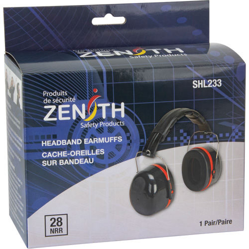 Passive Ear Muffs, Headband, 28 NRR dB Solutions industrielles ALPHA