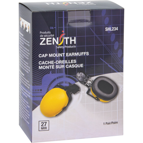 Cache-oreilles passifs, Fixation pour casque, 27 NRR dB Solutions industrielles ALPHA