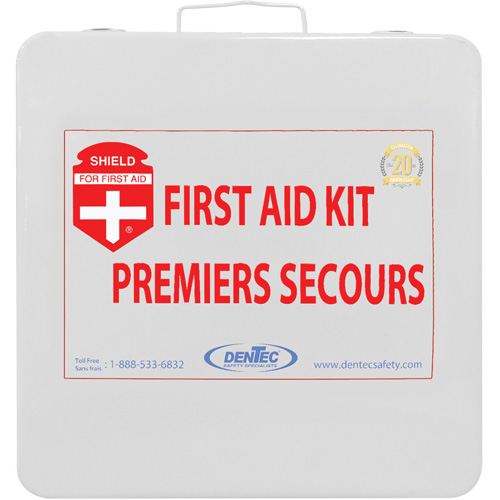Shield First Aid Kit, Meets/Exceeds CSA Z1220-24 Type 2 Low-Risk Environment, Medium (26-50 Workers) Solutions industrielles ALPHA