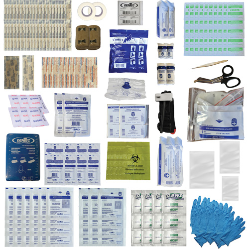 Shield First Aid Kit, Meets/Exceeds CSA Z1220-24 Type 3 High-Risk Environment, Medium (26-50 Workers) Solutions industrielles ALPHA