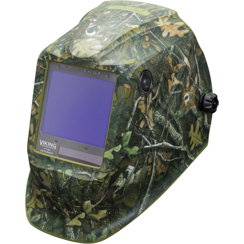 VIKING 3350 White Tail Camo Welding Helmet, 3.74" L x 3.34" W View Area, 5 - 13 Shade Range Solutions industrielles ALPHA