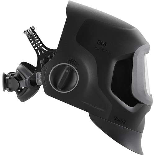 Speedglas G5-03 Pro Black Fixed Front Welding Helmet, 2.8" L x 4.3" W View Area, 2.5/5/8-13 Shade Range, Black Solutions industrielles ALPHA